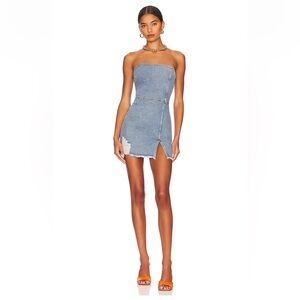 SER.O.YA Revolve Leighton Dress in Sorrento Denim